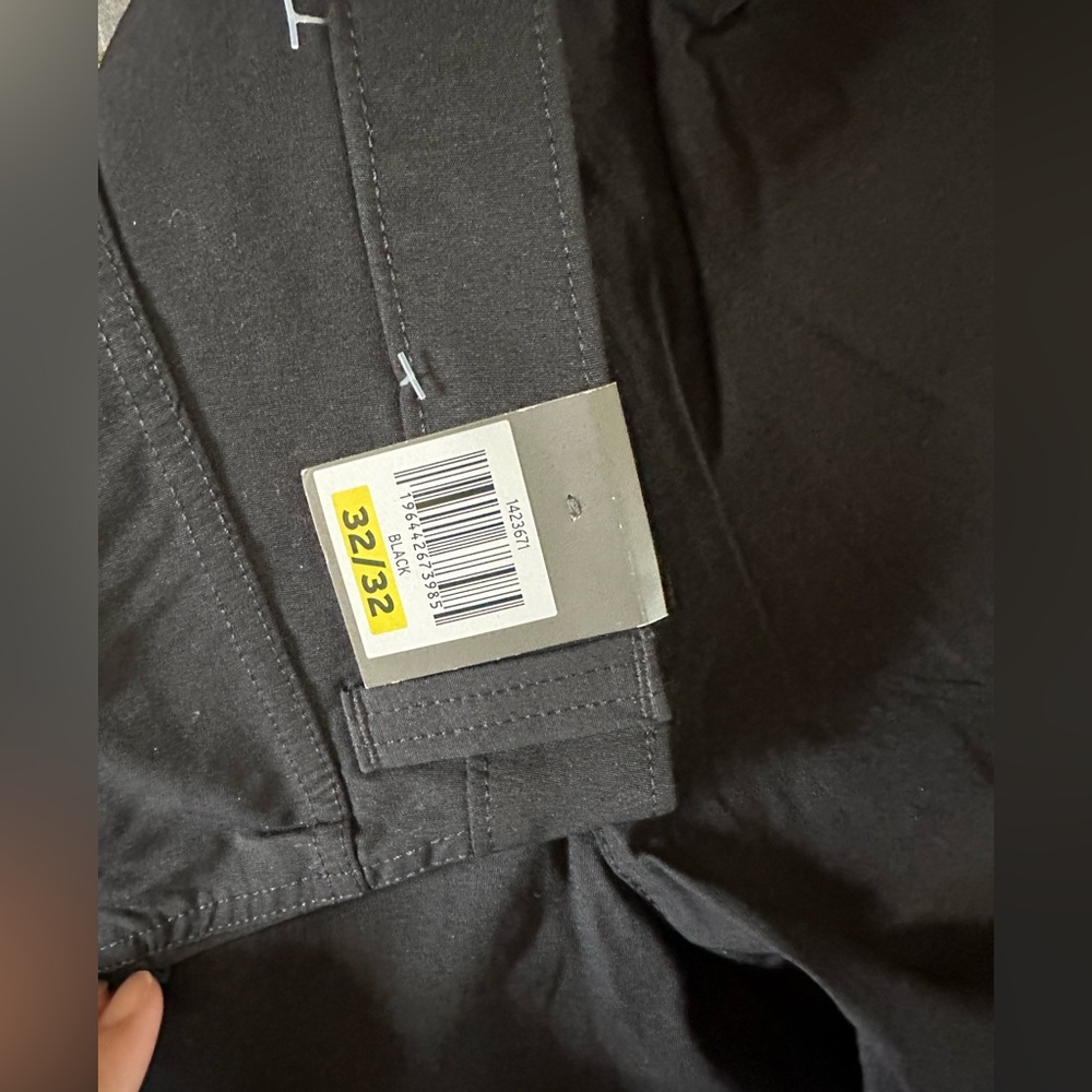 Eddie Bauer Men's Tech Black Water Repellant Pants New - Picture 8 of 11